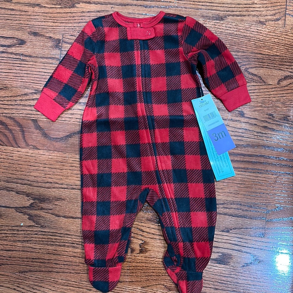 Baby plaid sleeper